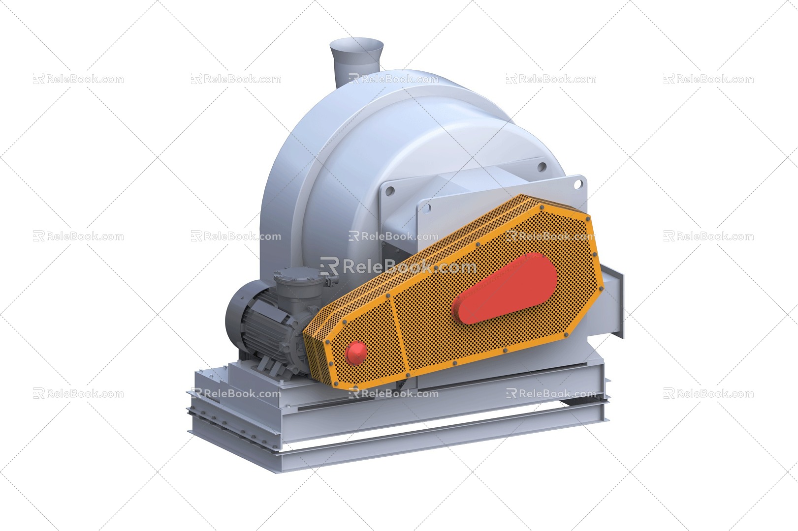 coal slurry centrifuge centrifuge mining machinery 3d model