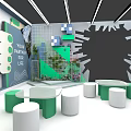 JIAJIU HEALTH Medical Display Shelves For Life Partner Healthcare Showcase Setup Design