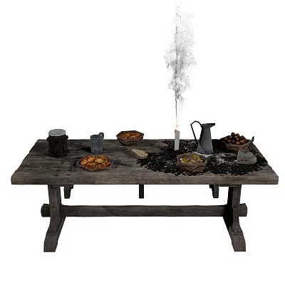Table Ancient Table Medieval Table 3d model