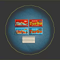 Turbo Erasers With Colorful Packaging Red Blue Boxes And White Body