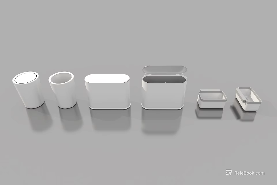 Elegant Modern Kitchen Public Facilities With Marble Island And Storage Cabinets 3d model