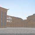 Minority Square Building 3d model