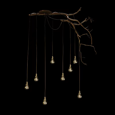 Modern chandelier 3d model