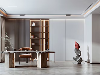 Modern Tea Room 3d model