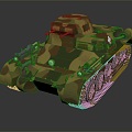 Modern tanks, military vehicles, mechanized units, armored units 3d model