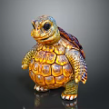 Kupa Super Mary Turtle Cartoon Turtle Snapping Turtle Hawksmouth Turtle Reptile Cold Blooded Animal 3d model