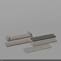 Various Colored Different Styles Long Rectangular Padded Cushions With Stitches