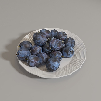 blueberry fruit 3d model