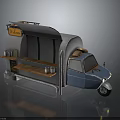 Umberto Tricycle Food Cart Selling Fresh Bread With Display And Counter