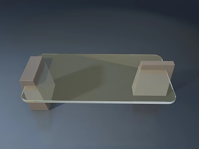 Modern Swing Door Design With Glass Panel And Minimalist Wooden Frame 3d model