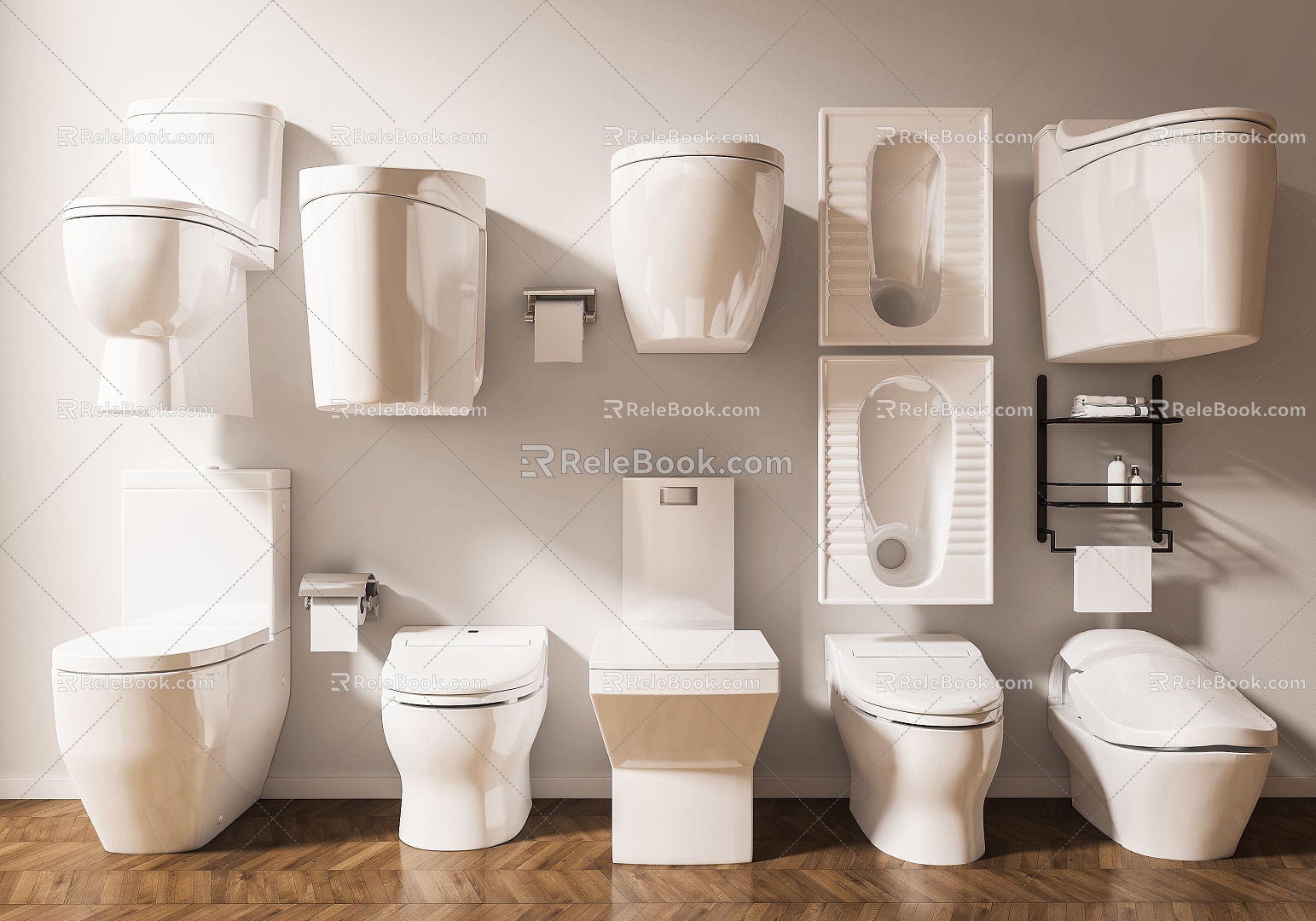 Modern Toilet Toilet Squat Toilet Squat Toilet Flush Toilet Urinal Urinal Flip Toilet 3d model