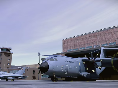 Fighter aircraft 3d model