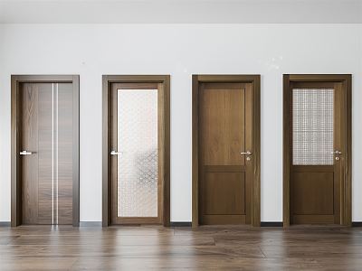 Modern swing door single door bedroom door kitchen and bathroom door model