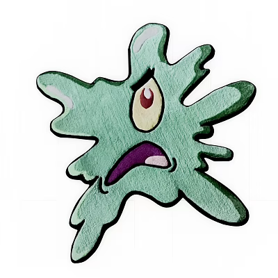 Modern Style Carpet Plankton Children's Carpet 3d model