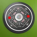 Modern Mahjong Game Entertainment Device With Circular Control Panel And Red Buttons On Green Background 3d model