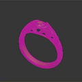 Elegant Golden Ring With Intricate Carved Design And Central Gemstone