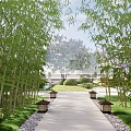 Modern Courtyard Garden 3d model