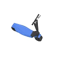 Blue Electric Scooter With Modern Design And Lightweight Frame For Daily Use