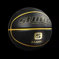 Well Equipped Indoor Basketball Court with Official Size Competitive Leather Basketball