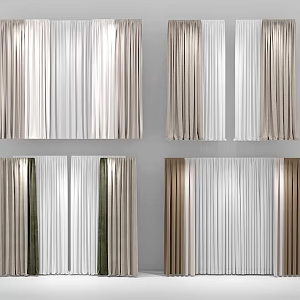 Curtains 3d model