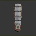 Industrial LOFT Bus Battle Bus Sci-Fi Bus Future Bus 3d model