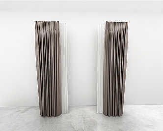 Curtains 3d model