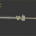 Traditional Metal Sword With Sharp Blade And Decorative Hilt Design
