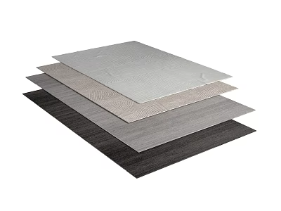 Square Rugs With Different Textures and Neutral Colors for Home Interiors 3d model