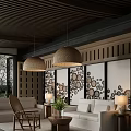 Negotiation Area Reception Rest Area 3d model