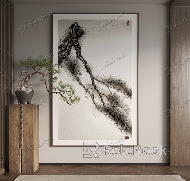 New Chinese Hanging Paintings Chinese Hanging Paintings model