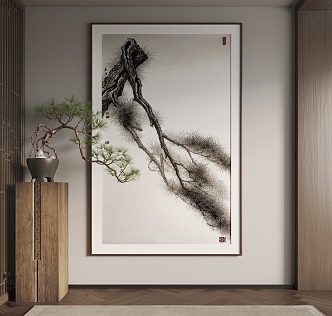 New Chinese Hanging Paintings Chinese Hanging Paintings 3d model