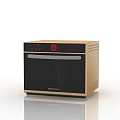 Modern Kitchen Oven with Black and Gold Design Digital Control Panel and ROBAM Brand