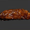 Crispy Juicy Golden Brown Glazed Fried Chicken With Tempting Texture And Appearance