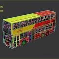 Bus Large Bus CMB Medium Van Large Van Bus School Bus Van Box Car 3d model