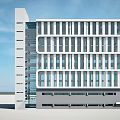 Modern office building complex office building office building model 3d model