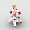 LEGO toy blocks pine tree christmas cedar 3d model