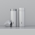 Thermos Cup Metal Thermos Cup Simple Thermos Cup 3d model