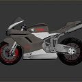 Motorcycle Two-wheeled Motorcycle Cross-country Motorcycle Road Race Motorcycle Motor Vehicle Transport 3d model