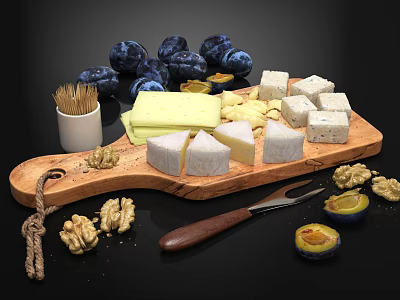 Modern Food Pastry Food 3d model