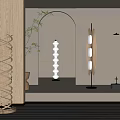 Quiet Floor Lamp 3d model