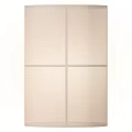 Modern Wall Sconce with Beige Fabric Shade Gray Grid Pattern and Dark Metal Base