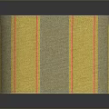 Striped Yellow And Gray Fabric Storage Box For Home Organization