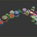 Assorted Canned Food Items With Open And Closed Containers