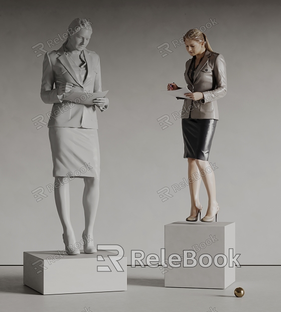 Characters Business Characters Beautiful Women Characters Standing Models model