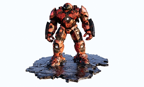 Modern Iron Man 3d model