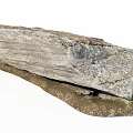 Rustic Stone Wood Slab With Natural Rough Texture And Earthy Tones