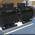 Industrial Electric Motor Driven Pump With Metal Base And Heavy Duty Construction