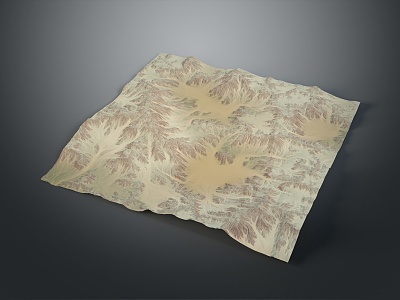 Geography, topography, mountain shape, ridge, ridge, valley, mountain range, canyon, geomorphology, mountain peak, mountain body 3d model