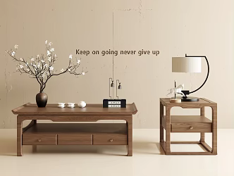 Modern New Chinese Tea Table 3d model