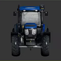 Blue Lovol Agricultural Tractor Featuring Large Tires And Black Blue Accents
